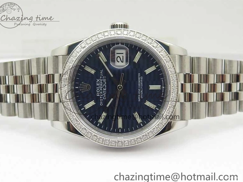 MiroTime 1228 DateJust 36 SS 126284 BP Maker 1:1 Best Edition New Blue Dial on Jubilee Bracelet Neat 2523